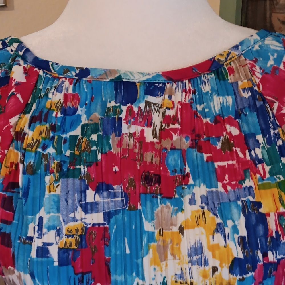 Anne's Closet HANDMADE Dress. Blouson, Floral - Picture 7 of 10